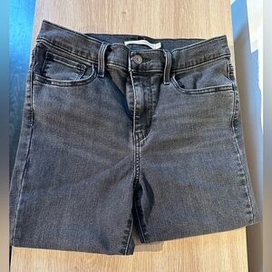Women’s Levi’s 720 High Rise Super Skinny Jeans, Size 28 - Black
